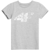Marškinėliai Mergaitei 4F Cool Šviesiai Pilka Melange HJZ21 JTSD009 27M